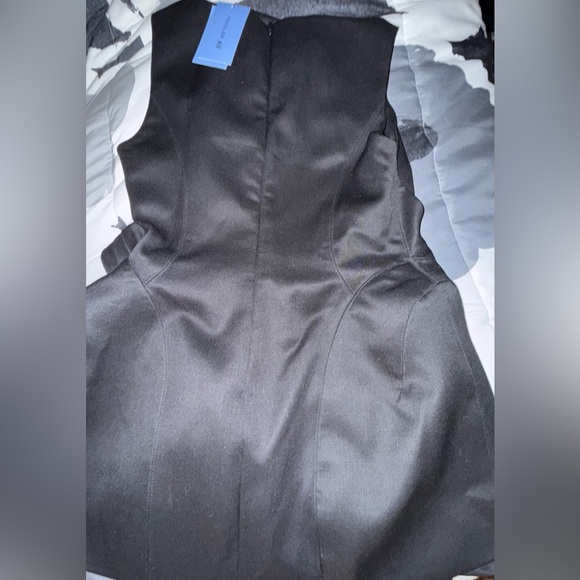BNWT H&M Mugler wool draped dress size L - Picture 5 of 8